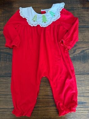 Abby & Evie Christmas Romper
